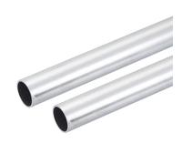 PATIKIL Tube Aluminium 6063, 2 Pcs 19mm Diametre Exterieur 1mm Epaisseur 300mm Longueur Tube Rond Aluminium Pipe Metallique Droite Sans Soudure pour DIY Artisanat Meuble Industriel Modele