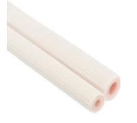 PATIKIL Tube en Mousse D'Isolation de Tuyau, Tube en Mousse Isolante de Préservation de Chaleur pour Tuyauterie en Cuivre de Mini-Split de 1/4", 1/2" O.D., 6,56 Pi (2 M), Blanc/Rose