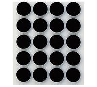 Patin anti-dérapant adhésif - noir - 17 mm - lot de 20
