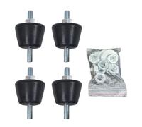 Patin Anti-Vibration pour Climatiseur 4 Supports Anti-Bruit pour Unité de | Patin Anti-Vibrations de Climatiseur Maison Bureau Salon Appartement Résidence Immeuble Extérieur