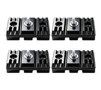 Patin anti-vibrations climatiseur 4 pièces support amortisseur de chocs