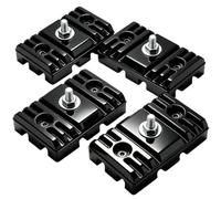 Patin anti-vibrations climatiseur 4 pièces support amortisseur de chocs