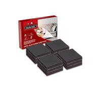Patin Antiderapant Tampon Caoutchouc Meuble, 12pcs 50mm Premium Patins Antidérapants Adhesif Sol pour la Fixation en Place des Mobiliers, pour Protéger Votre Plancher (Carré)