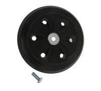 Patin arrière pour Metabo SXE 450 631158000 - Crochet et boucle avec 6 trous d'extraction de poussière - 150 mm