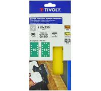 Patin AUTO-AGRIPPANT -115x230mm -Pour ponceuse vibrante / Dim 115x230 / Gr : 180 TIVOLY - XT10122012253