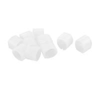 Patin de pied tubulaire - SOURCING MAP - 10 pcs Embout en U 20 mm - Blanc - Plastique - À emboîter