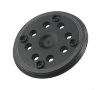 Patin de ponçage 125 mm, 8 trous, compatible avec Bosch PEX 270 A AE aléatoire pour ponceuse orbitale, et base en polyuréthane pour polissage du bois et du métal, 12,7 cm