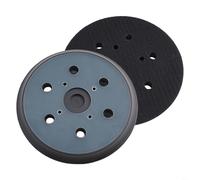 Patin de ponçage à 6 trous de 150 mm en polyuréthane, pour ponceuse excentrique, disque de rechange flexible pour ponçage de contour et plat
