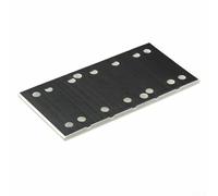 Patin de ponçage carré 225 x 115 mm avec extraction de poussière sous vide à 10 et 6 trous, plaques de support en plastique MPE pour ponceuse longue portée, base de polissage de rechange pour disque