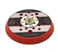 Patin de ponçage de 12,7 cm à 44 trous et patin de support, disque de ponceuse orbitale pneumatique 5/16-24T pour extraction de poussière, meulage, polissage et retrait de la rouille