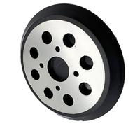 Patin de ponçage de 12,7 cm avec 8 trous arrière rigide pour R2600 R2601 aléatoire pour ponceuse orbitale remplace la pièce 300527002 Disque en caoutchouc métallique