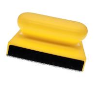 Patin de ponçage ergonomique, PU longue durée, 96x66 mm | Papier de verre auto-adhésif avec matériaux PU robustes pour le polissage des meubles et une finition lisse