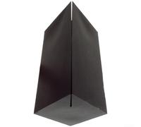 Patin de ponçage manuel léger 90 x 190 mm avec pince diamant PU pour le polissage des espaces - Bloc de ponceuse manuel léger pour projets de bricolage en bois et métal