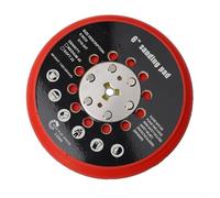 Patin de ponçage moyen de 150 mm, plaque arrière multi-trous avec crochet et boucle - Design anti-poussière - Compatible avec Bosch RSM6045 RSM6044 RSM6046 GET75-6N - aléatoire