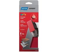 Norton Lot de 8 Patins non perfores H216 expert 93 x 230 mm Grain 120