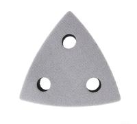 Patin de ponçage triangulaire, 80 x 80 x 80 mm, 3 trous, tampon de ponçage pour outil multifonction oscillant