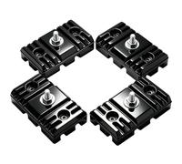 Patin d'isolation acoustique de climatiseur 4 pièces support amortisseur de