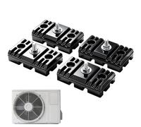 Patin d'isolation acoustique de climatiseur 4 pièces support amortisseur de