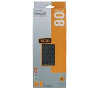 Patin maille auto-agrippant 115 x 230 mm SCID - Grain 80 - Vendu par 5