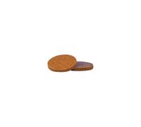 Patin pour meuble feutre adhésif ISO rond 28 mm marron - Lot de 6 anti-vibration