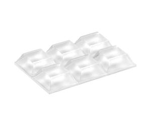 Patin protecteur aniti-bruit adhésive - transparent - 20 x 20 x 7.6mm - lot