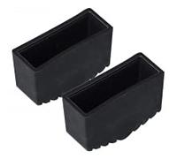 PATINS ANTIDERAPANTS POUR ESCABEAUX BOIS - 75 x 25 x h.50 mm - pour escabeaux bois 1 plan de montée