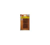 Patins de meubles en feutre ISO 25x45 mm adhésifs marron (lot de 4)