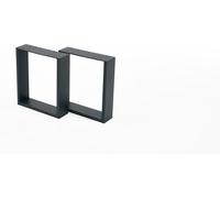 Patins de table 400 x 400mm anthracite