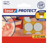 Patins en feutre Protect diamètre 22mm rond blanc paquet de 20 pièces