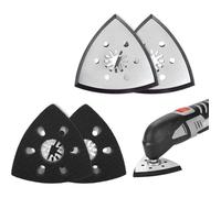 Patins ponceuse triangulaire - PZCC - Lot de 4 - 93 mm - Accessoire outil multifonction - Ponçage précis