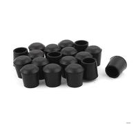 Patins pour meubles SOURCING MAP 18pcs 18mm ID Embout Pied Chaise Bouchon Tampon Capuchon Protection Jambe Meuble Caoutchouc