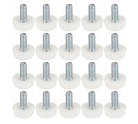sourcing map 20pcs Pieds de Nivellement Meuble Réglable Pied Réglable Patin de Meuble Jambe Pied de Table Chaise Base Protection Plancher Filetage M8x 20mm