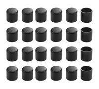 Patins pour meubles SOURCING MAP 24pcs Embout Pied de chaise Embout Tube Jambe Capuchon Protection PVC Antidérapant 16mm