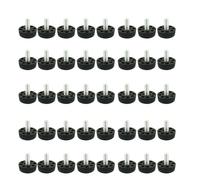 Patins pour meubles SOURCING MAP 40pcs Pieds nivellement Réglable Patin Jambe Pied Table Chaise 8 Trous M8 x 20 mm Filetage