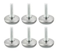 Patins pour meubles SOURCING MAP 6pcs Pieds Réglables Nivellement Patin Jambe Pied de Table Chaise Ajustables Protecteur M6 x 25mm