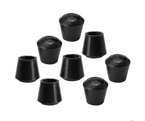 Patins pour meubles SOURCING MAP 8pcs Embout Pied Chaise Bouchon Tampon Cap Protection Jambe Meuble Caoutchouc 14mm ID