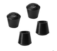Patins pour meubles SOURCING MAP Embout de chaise 10mm ID Couvre pieds de table caoutchouc antidérapant Protecteur Anti-rayures 4Pcs