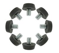 Patins pour meubles VOCOSTE M8 x 10mm x 22mm Pieds de nivellement Réglable Pied Jambe Table Chaise Protecteur Plancher 8Pcs