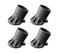 Patins Pour Pieds D'Échelle Protection Sol Anti-Vibrations Robuste Temps | 4 pièces couvre-pieds pour échelle télescopique Protecteur Stabilisateur Pied, Robuste Pour Toiture, Chantier, Gouttières