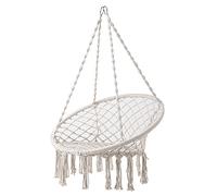 PATIO Fauteuil Suspendu en Forme de Cigogne, 50/70 x 123 cm, écru, Chaise Suspendue, Fauteuil Suspendu, Fauteuil Suspendu, balançoire Suspendue