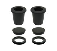 Patio Table Umbrella Hole - Ring Insert | 6-Piece Silicone Cover Set | 2.5-Inch Hole Adapter, Parasol Grommet Plug, Weatherproof Furniture Parts, For Garden Deck & Pool, Outdoor Picnic & Beach Set