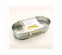 Patisse 02168 Moule À Pâtisserie Ovale Extensible Inox Argent 27 X 12 X 7 Cm