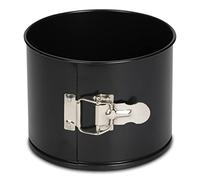 patisse 02820 - Moule à Gâteaux rond - brioche - Moule à Panettone - avec charnière bord haut Classique, noir, Ø16cm