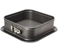 patisse 02918 Moule à Manqué/Charnière Carré Antiadhésif Acier Revêtu Gris Anthracite 24 x 24 x 9,5 cm