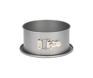 Patisse 03523 Moule à Manqué Bord Haut à Charnière Acier Revêtu Silver Top 22 x 8,5 cm Argenté
