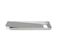 patisse 03582 Moule à Tarte rectangulaire Fond Amovible perforé INPA.03582, Argenté