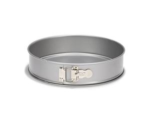 patisse 03612, Moule à Manqué, Moule à Pâtisserie Rond à Charnière, Acier revêtu anti adhésif Silver Top, Ø 22 x 6.5 cm, Gris argenté