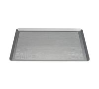 patisse 03640 - Plaque à Pâtisserie Perforée avec rebords - Silver-Top - Acier revêtu, gris argenté 40x30cm