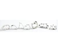 patisse 13966 BOITE DE 7 DECOUPOIRS FEUILLES, Argent