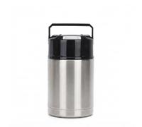 patisse 16040 boîte alimentaire isotherme inox, garde les repas chauds et froids, pour bureau, école, pique-nique, avec poignée et bol intérieur, 800ml